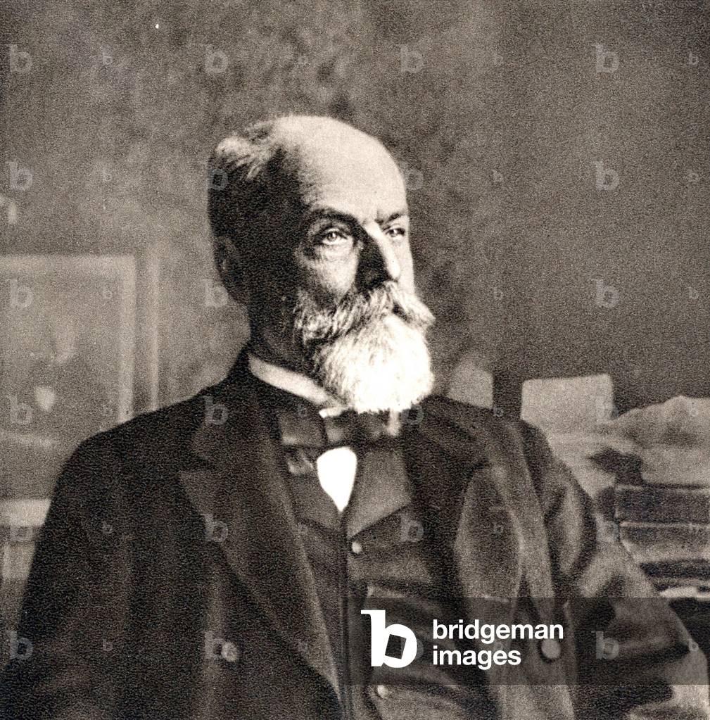 Friedrich von Holstein (1837-1909) statista tedesco. Capo del dipartimento di politica del Ministero degli Est
