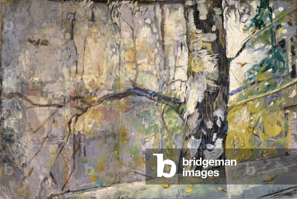 Spring in Halfdan Svartes street (Oslo) by Christian Krohg