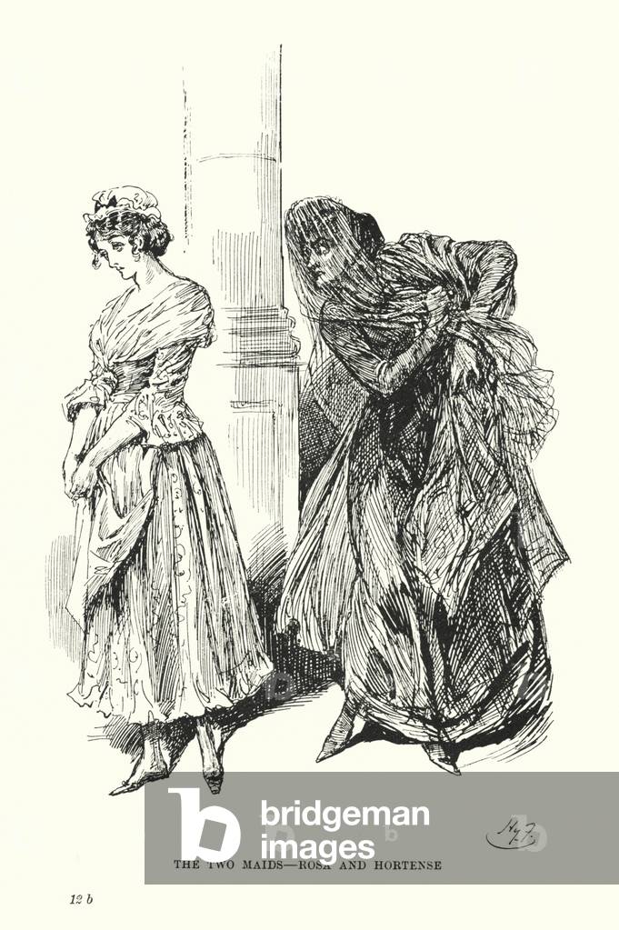 Image of Print depicting Illustration for Bleak House by Charles Dickens (litho) 1901 by Harry Furniss