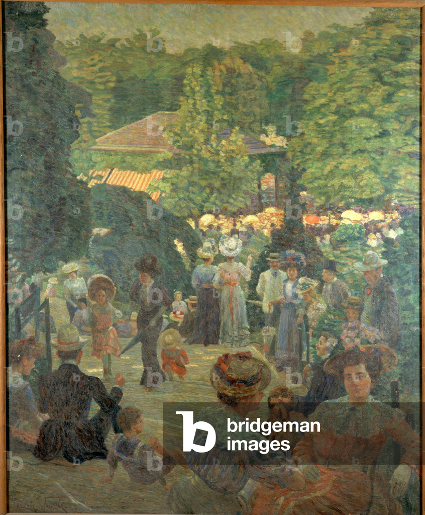 Image de Peinture représentant Le Parc Montsouris 1900 par Ludovic Vallee