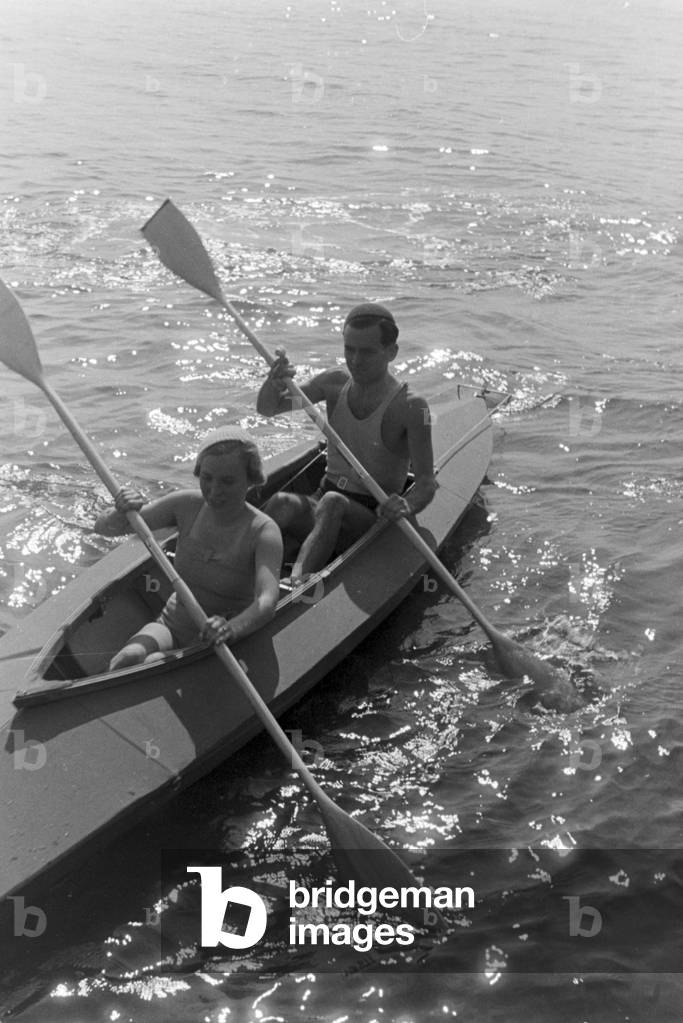 Bild von Fotografie "Urlaub an der Ostsee", b/w