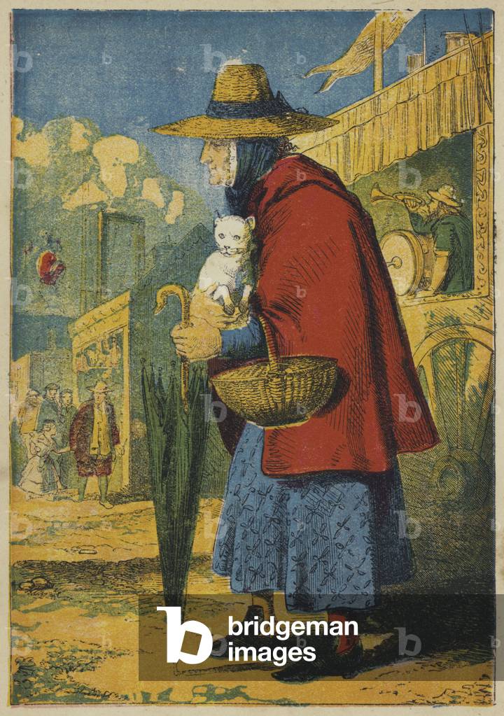 Dame Trot compra il gatto (colore lito)