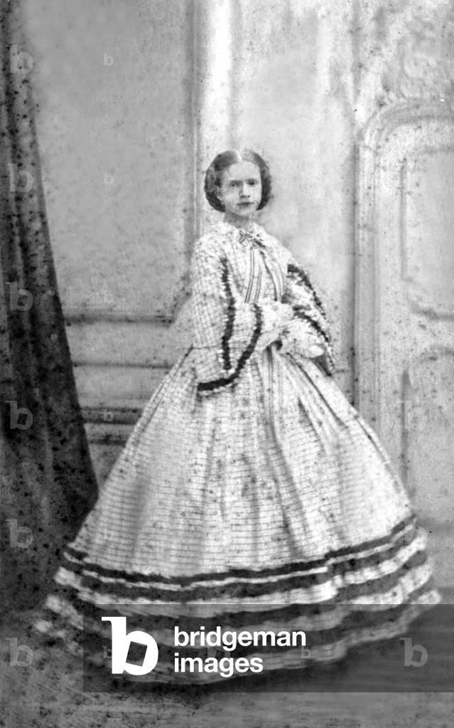 Immagine di Fotografia "Principessa Maria Pia di Savoia" 1859, b/w