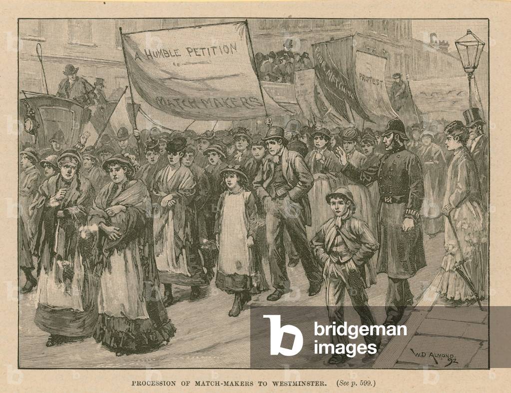 Processione di fiammiferi a Westminster (incisione)