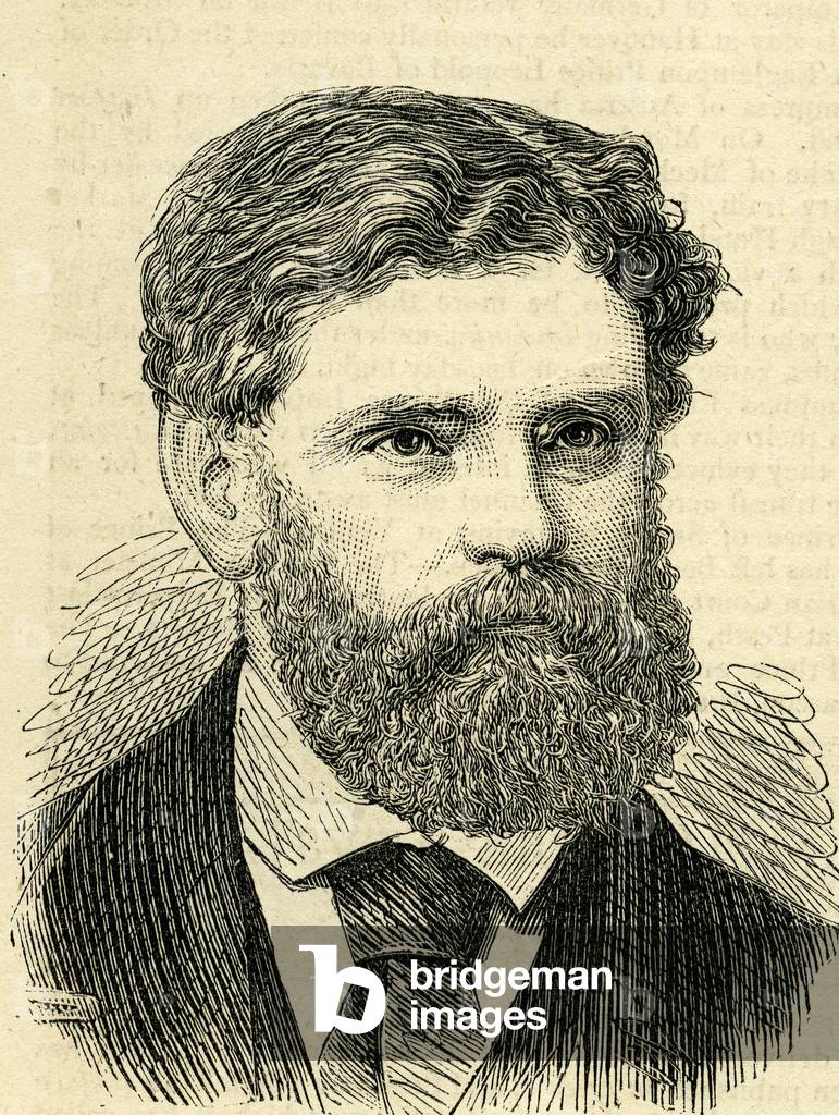 "Francis Edmund Anstie (1833-74) Illustration von 'The Graphic' 26th September", 1874 von English School, b/w