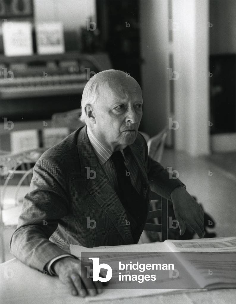 Immagine di Fotografia "Witold Lutoslawski a Los Angeles" 1989