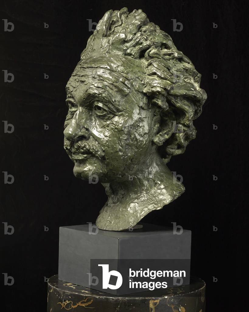 Buste d'Albert Einstein (bronze)