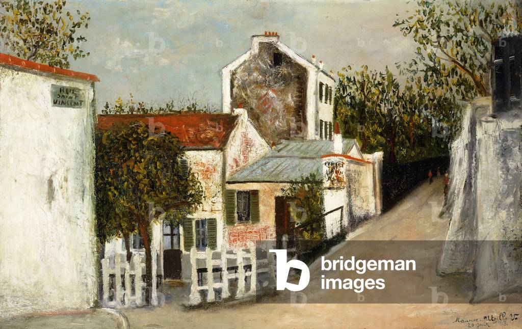 Le Lapin Agile, 1913 (oil on canvas laid on masonite)