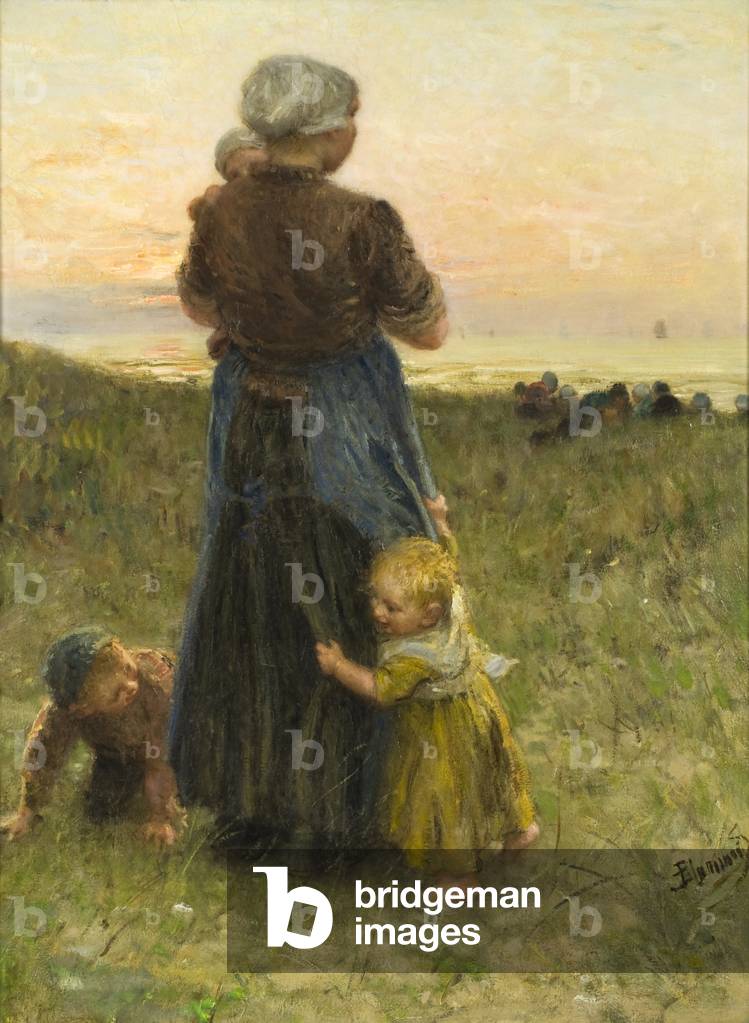 Peek-A-Bo (olio su tela)