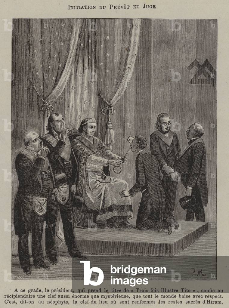 Initiation of a Provost and Judge (engraving)