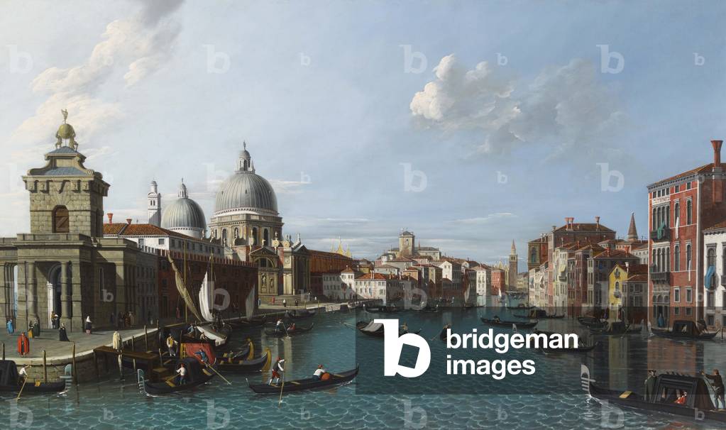 Bild von Gemälde "Santa Maria della Salute und Canal Grande", 18. Jahrhundert von Antonio Canaletto