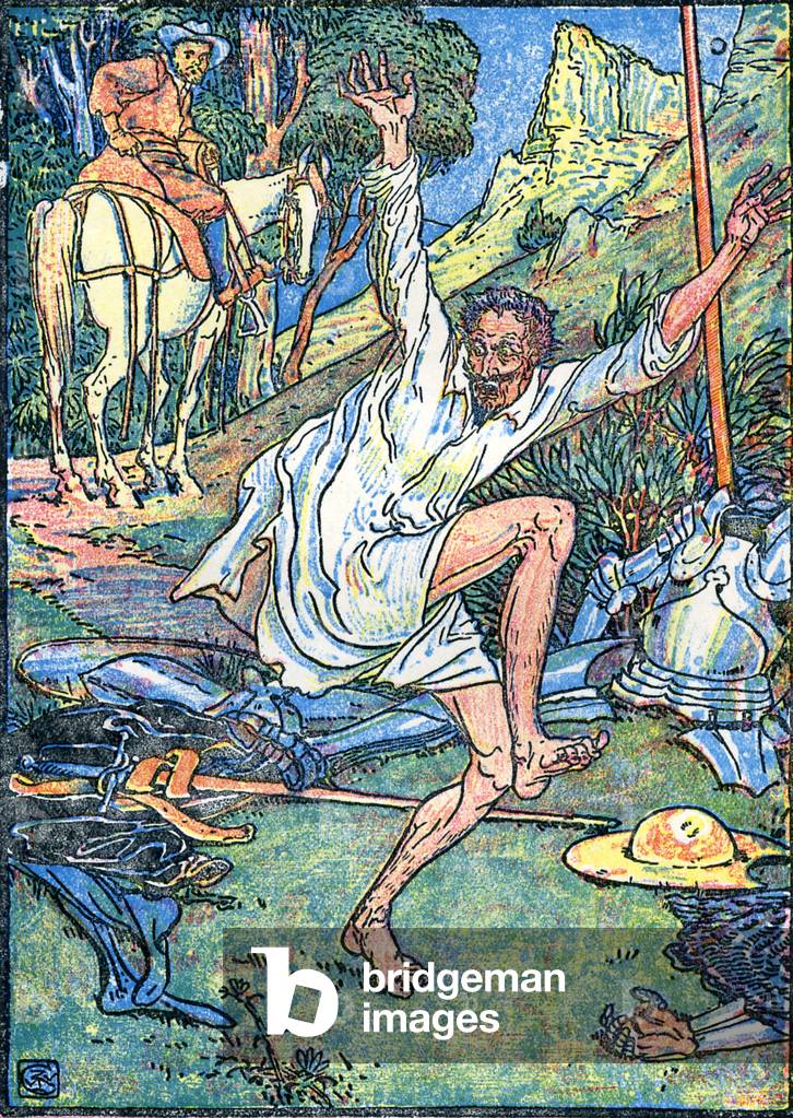 "Don Quijote von der Mancha von Walter Crane" von Walter Crane