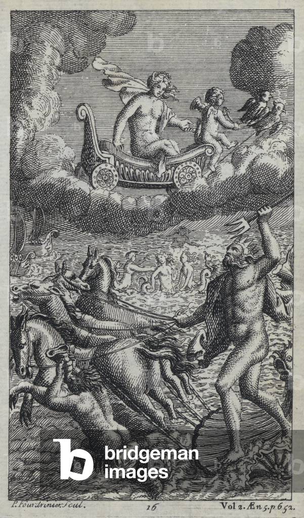 Illustration for John Dryden's translation of Virgil's Aeneid (engraving)