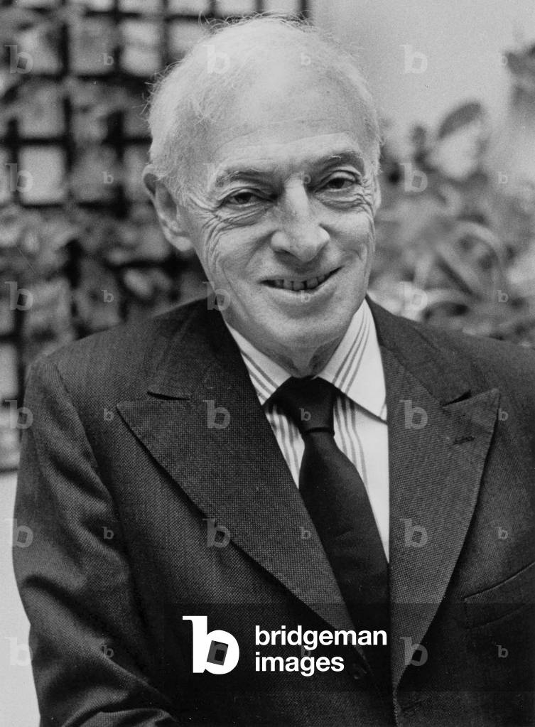 Bild von Fotografie "Saul Bellow" von Louis Monier, b/w