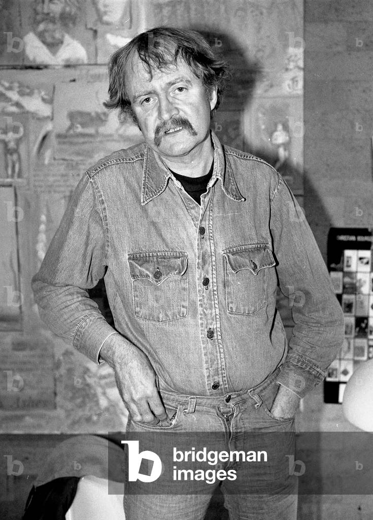 Immagine di Fotografia "Richard Brautigan" di Louis Monier, b/w