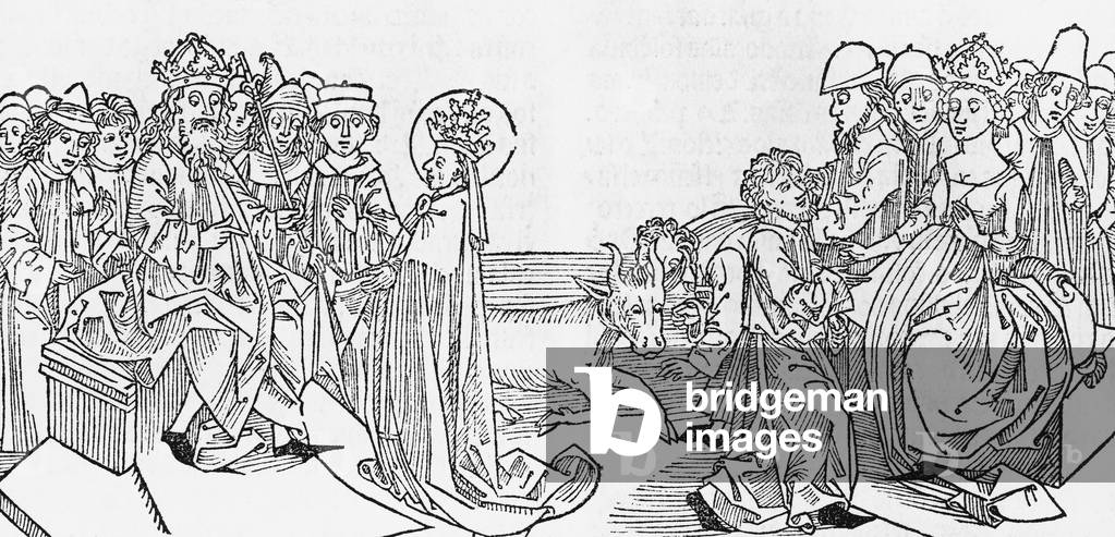 Imperial Decrees Rome Image of Illustration depicting forged Roman imperial decree known as ...