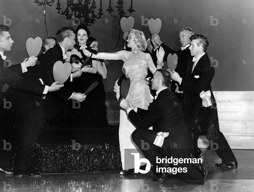 Immagine di Fotogramma "Gli uomini preferiscono le bionde diretto da Howard Hawks" 1953, b/w