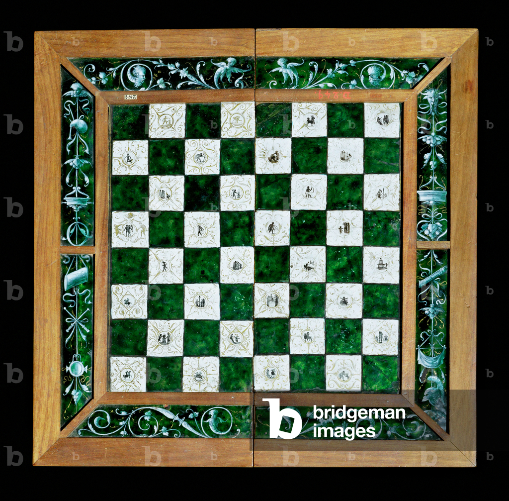 Immagine di Arti decorative "Gioco di scacchi e tric-trac ..." di Erich Lessing