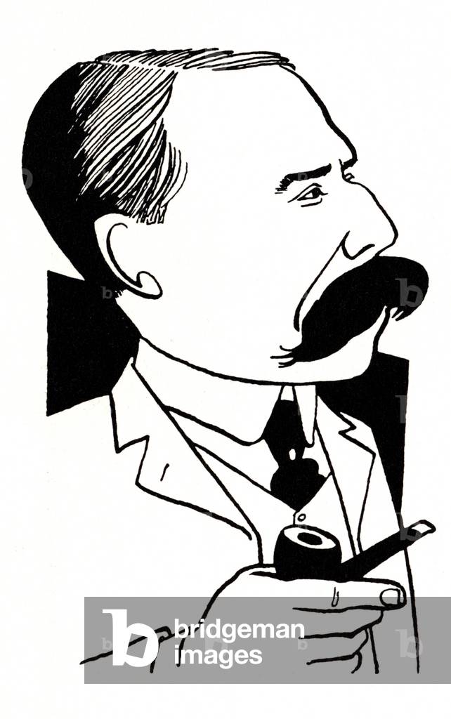 Edward Elgar - tubo di tenuta caricatura