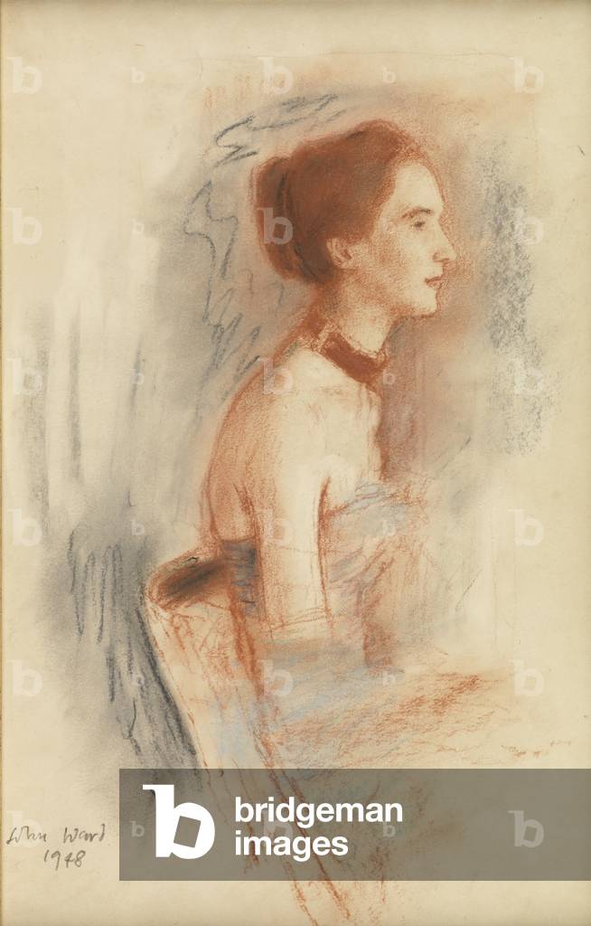 Immagine di Disegno "Nel pubblico" 1948 di John Stanton Ward