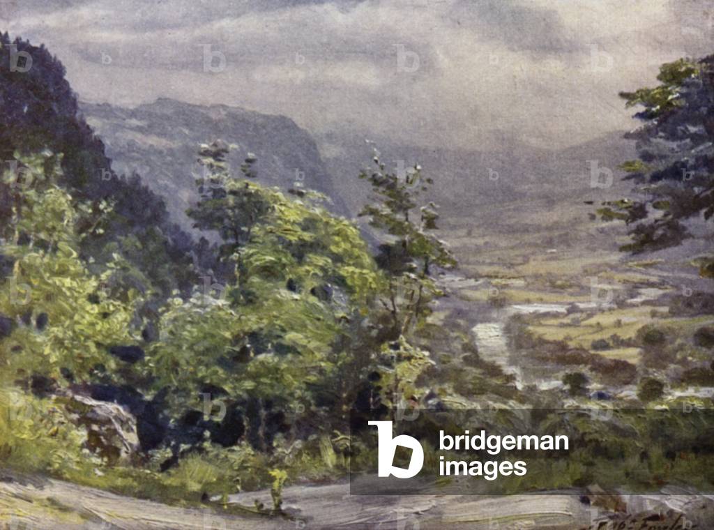 Vallée de Conway (couleur litho)