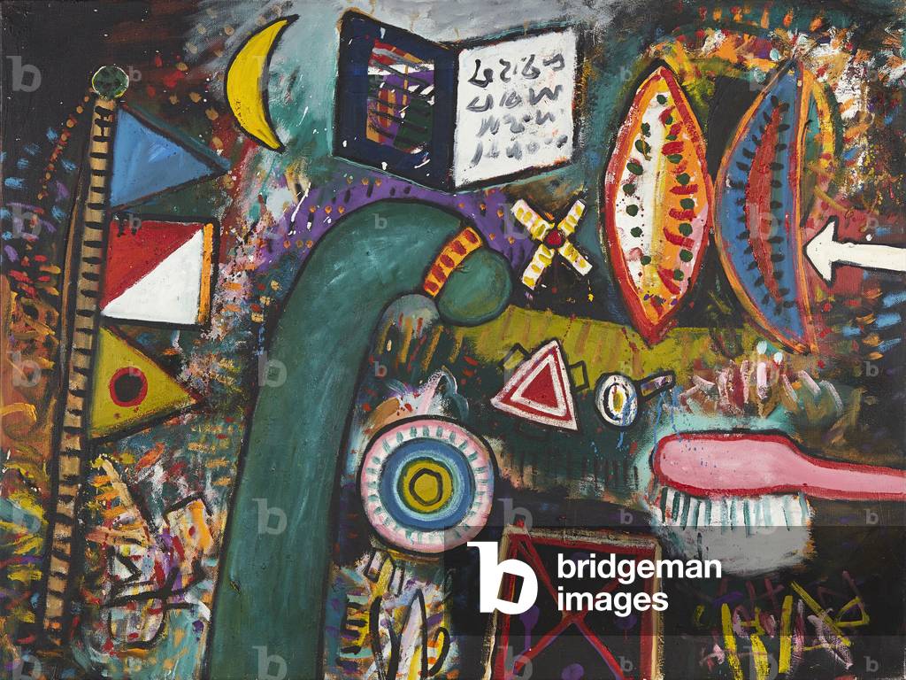 Opus 0.743 - Zahnbürste Nr.6 (Öl auf Leinwand)