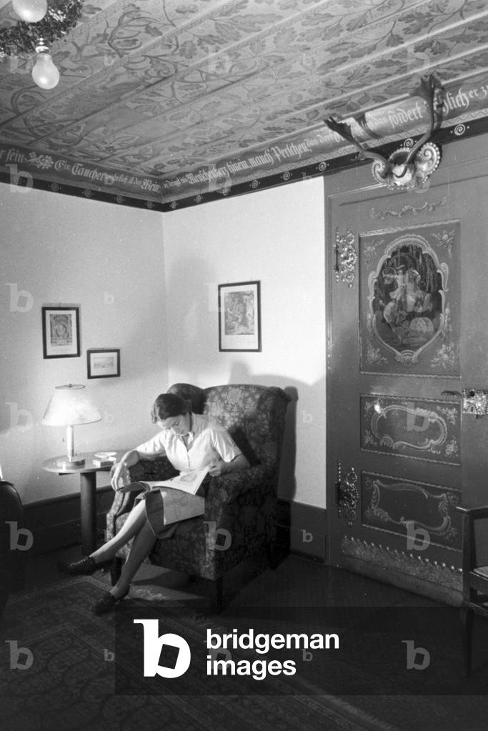 Vacanze nella Foresta Nera, Germania anni '30 (foto b/n)