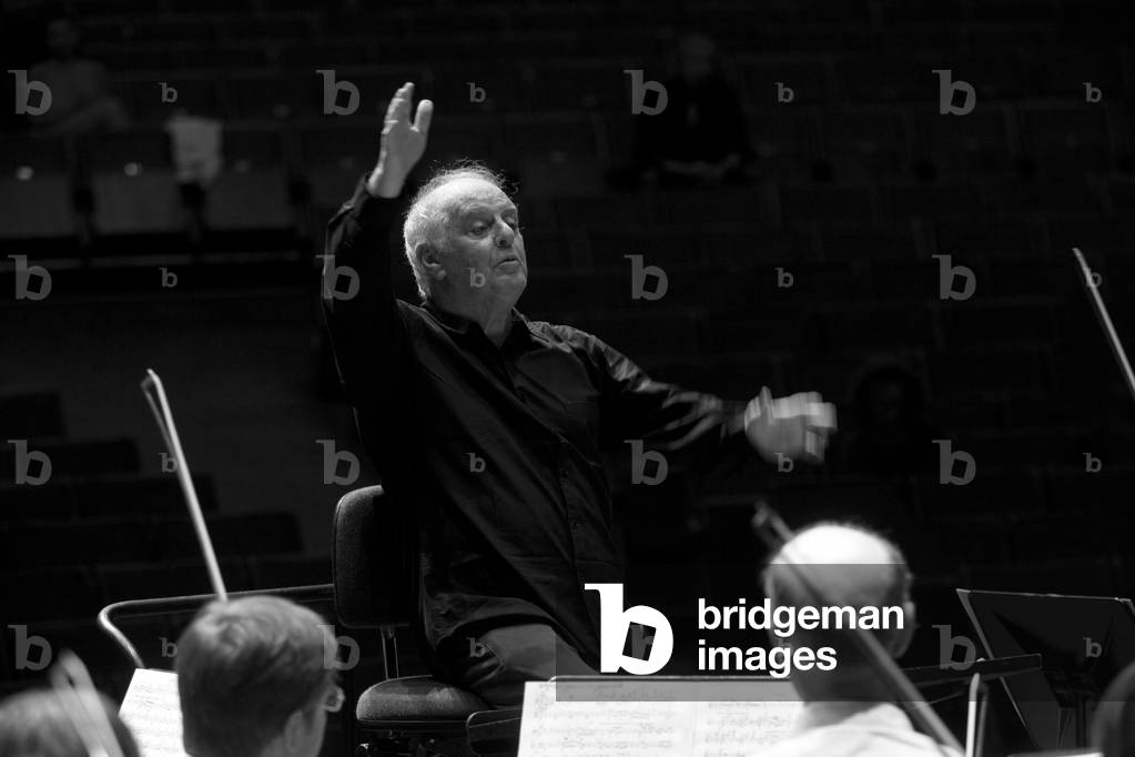 "Daniel Barenboim" di Marion Kalter, b/w