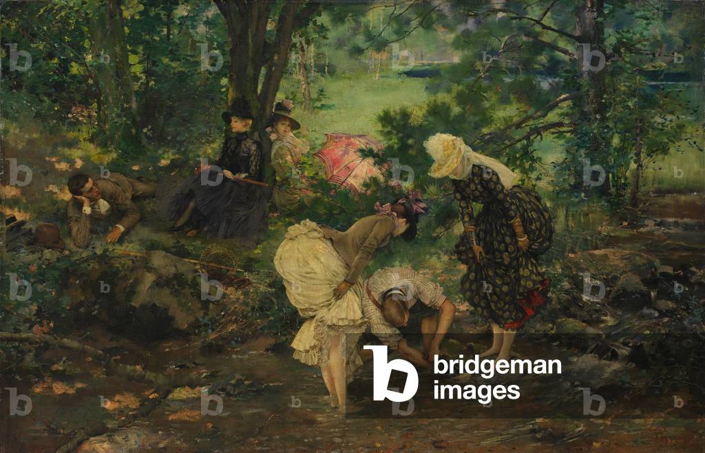 Company in the Country, 1889 (oil on canvas)