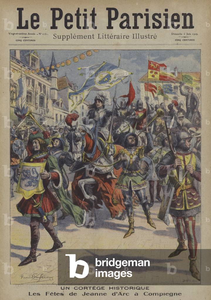 "Processione in onore di Giovanna d'Arco a Compiegne" di Paul Dufresne