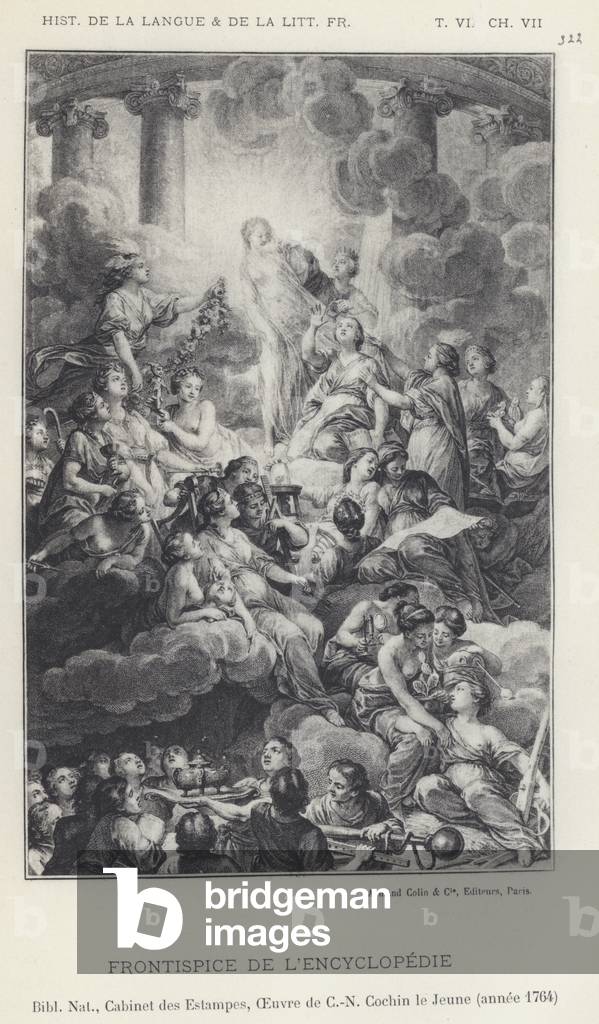 Immagine di Stampa "Frontispice De L'Encyclopedie (litos)" 1801 di French School
