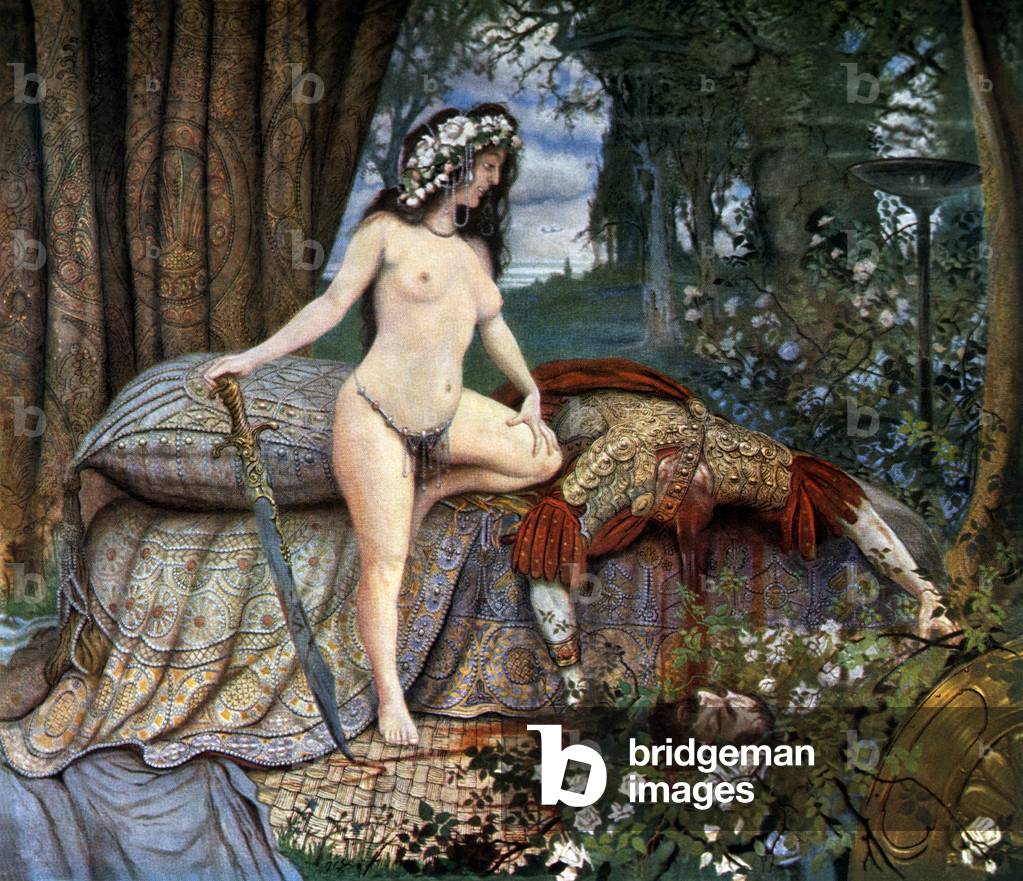 Judith und Holofernes, G. Strathmann, Gemälde, 1910