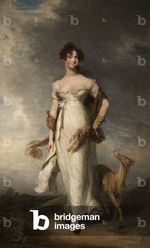 Georgiana Maria, Lady Leicester (oil on canvas)