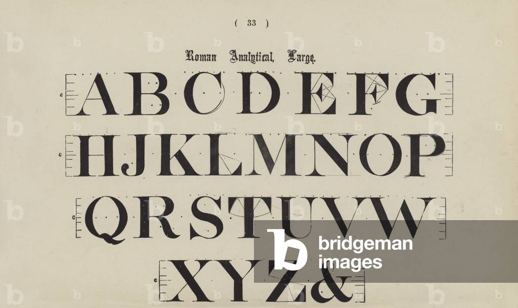 Roman Analytical, Large (Gravur)