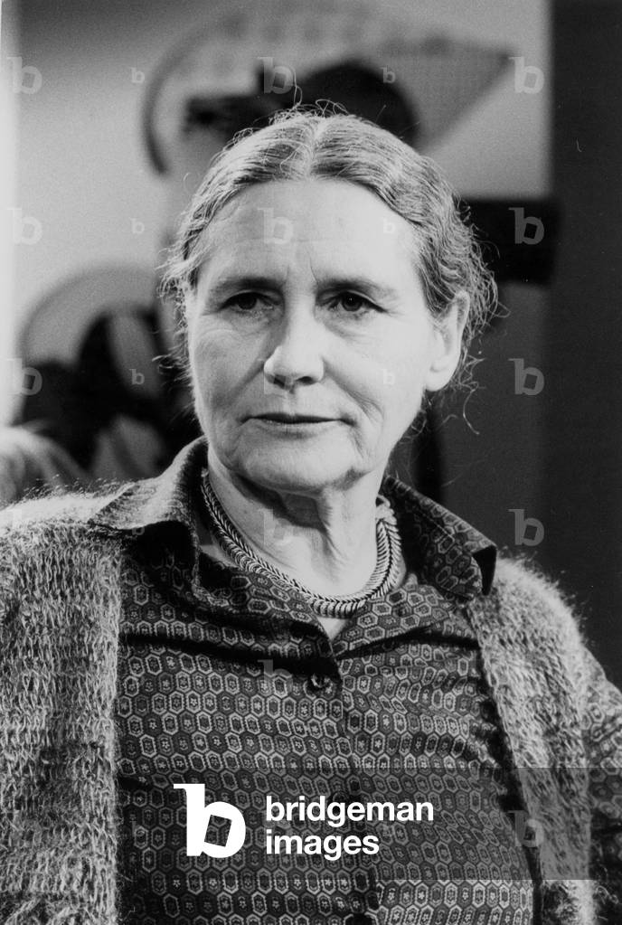 Image de Photographie représentant Doris Lessing par Louis Monier, b/w