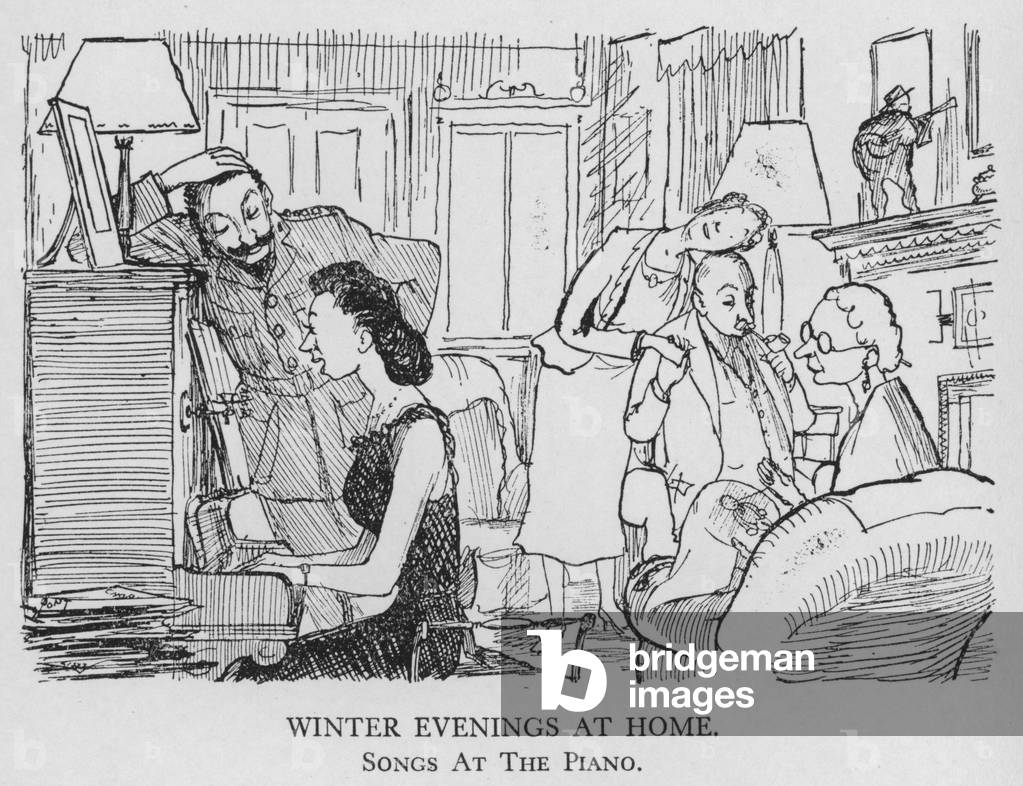 Serate invernali a casa; canzoni al pianoforte (lito)