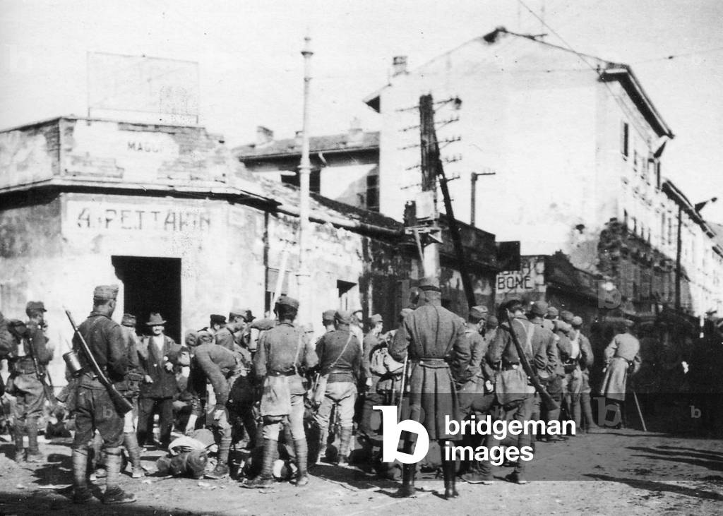 Image de Photographie représentant Première Guerre mondiale 1915 1918 Italie-Vittorio Veneto, b/w