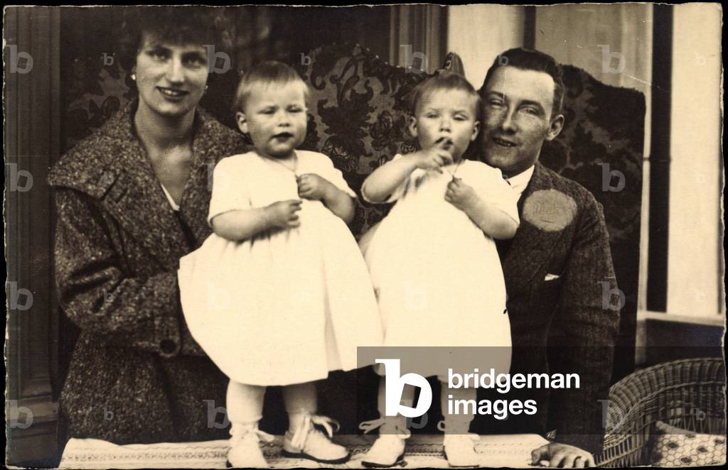 Immagine di Fotografia "Ak principessa Margherita di Sassonia con il principe Federico von Hohenzollern (foto 