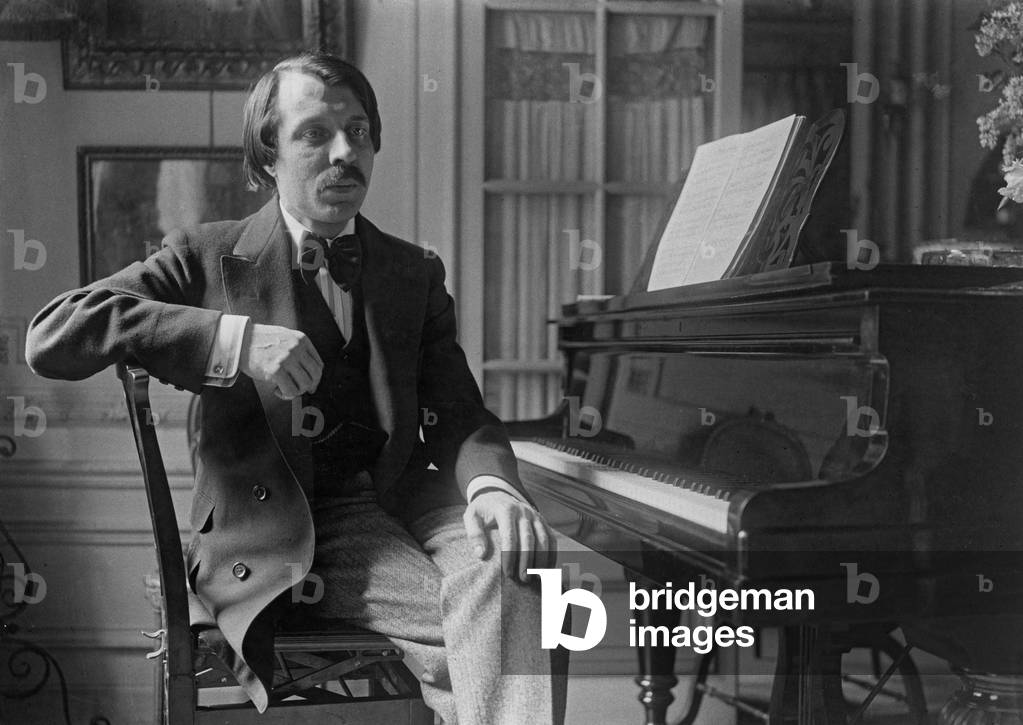 Immagine di Fotografia "Alfred Cortot (foto b/n)" di Dornac, b/w
