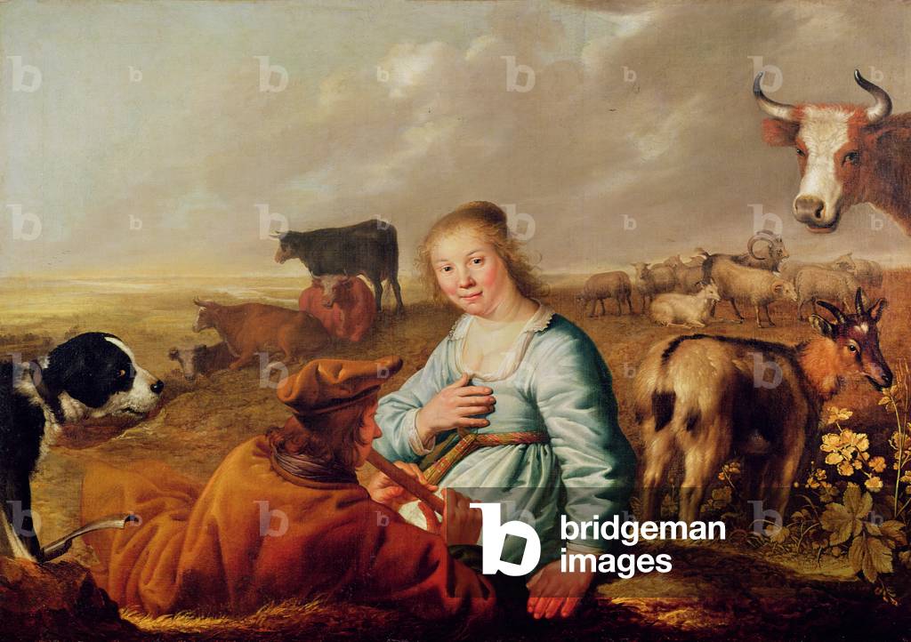 Immagine di Dipinto "Scena pastorale (olio su tela)" di Aelbert Cuyp