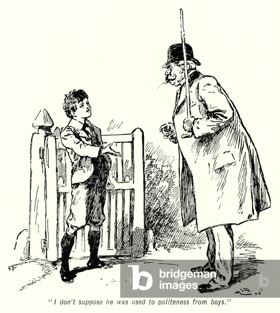 Image of Print depicting Illustration for The Story of the Treasure Seekers by E Nesbit (litho) by Gordon Fred