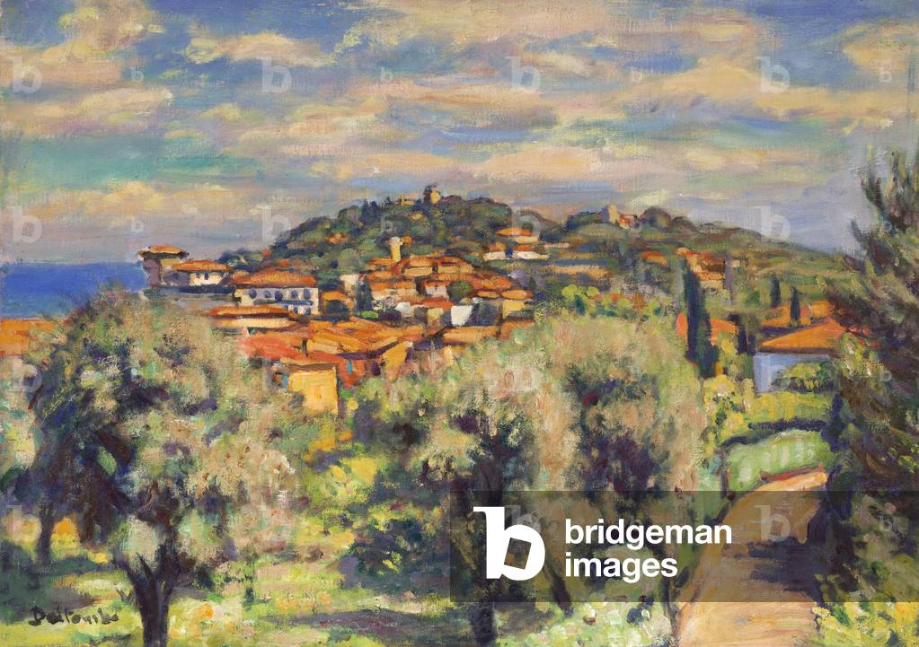 Saint-Jean-Cap-Ferrat, Alpi-Maritimes (olio su tela)