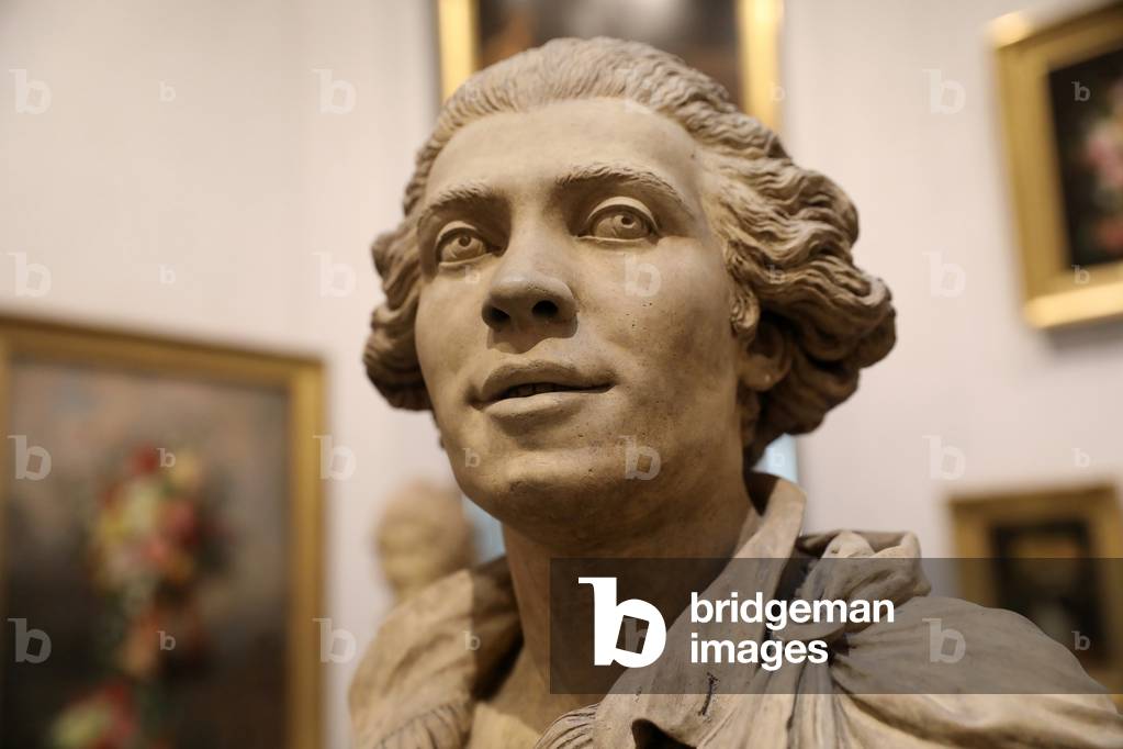 Busto di pittore Antoine Berjon, 1788 (terracotta)