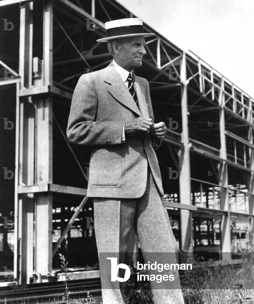 Image of Henry Ford (1863-1947) American industrialist pioneer of ...