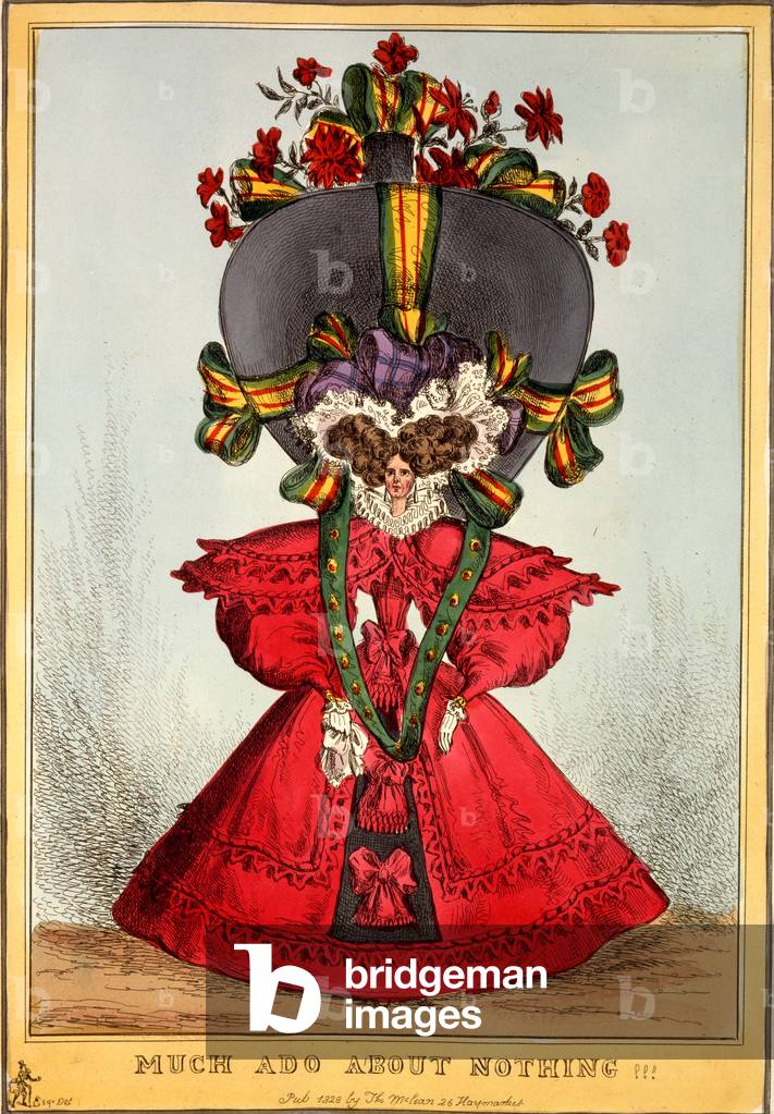 Bild von Gravur "Much Ado About Nothing!!!", 1828 von English School