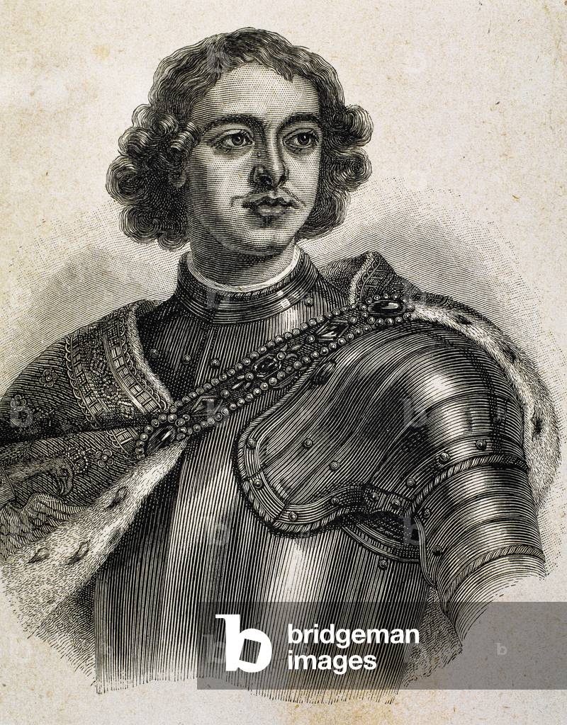 Petrus I. der Große (1672-1725). Zar von Russland (1682-1725).