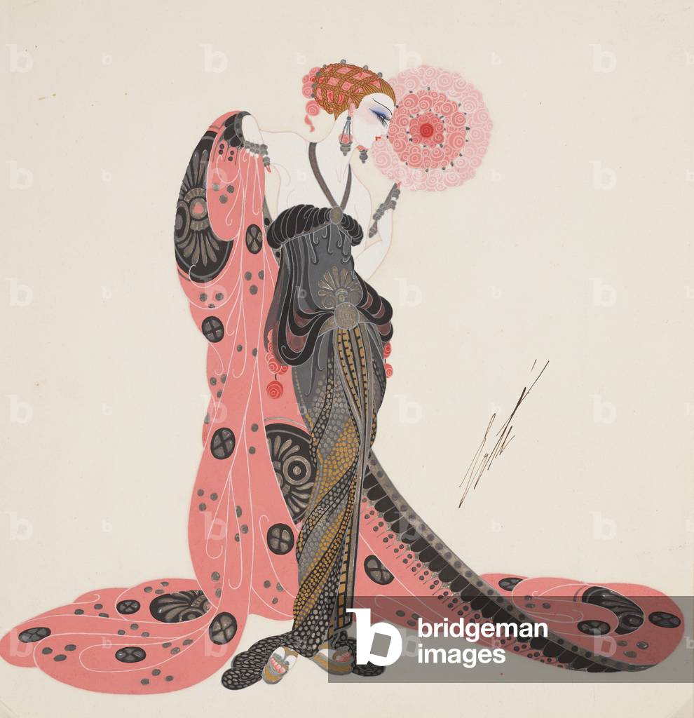 Afrodite, Troisième Tableau (acquerello opaco)