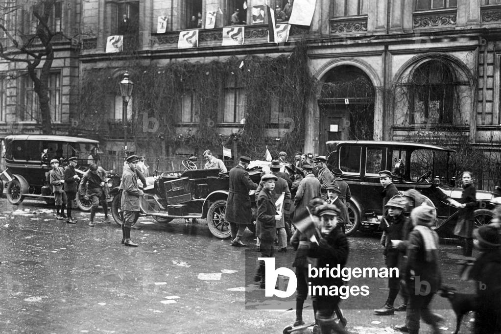 Immagine di Fotografia "Propaganda del DNVP a Berlino" 1924, b/w