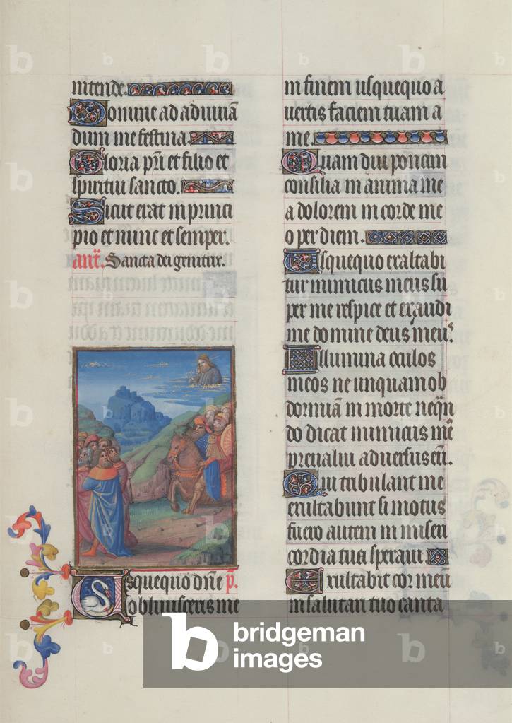 Mme 65/1284 fol. 61r David par Jean Colombe