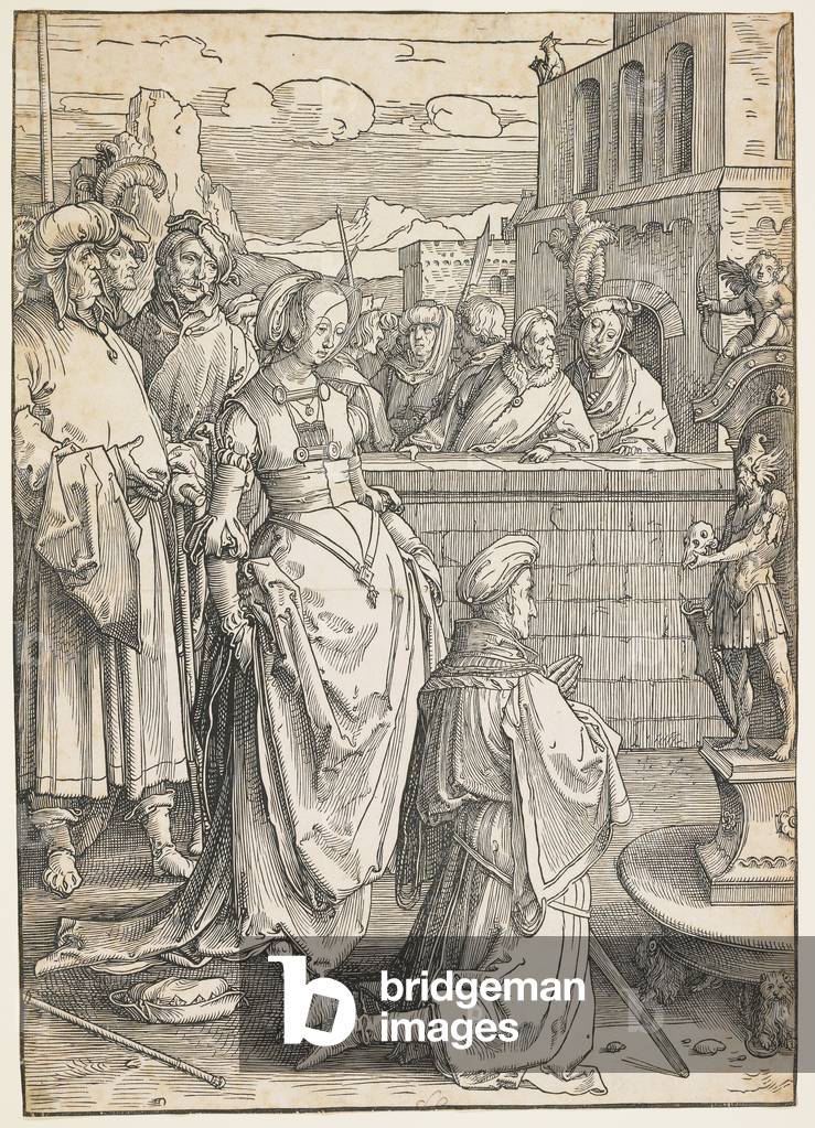 "Idolatria di Salomone", c.1512 di Lucas van Leyden